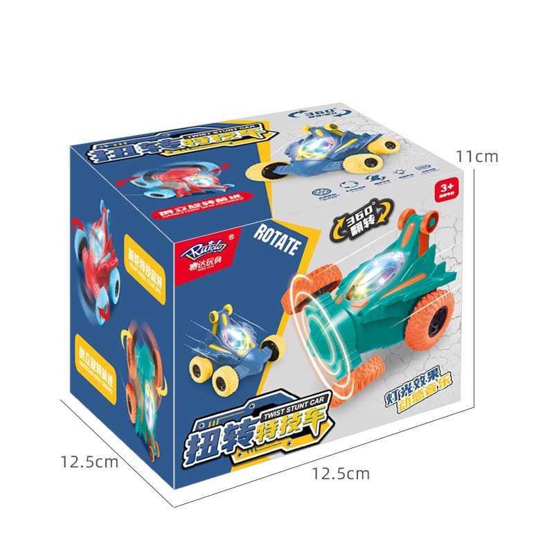 Electric Sound And Light Tipping Toy Car - Image 3