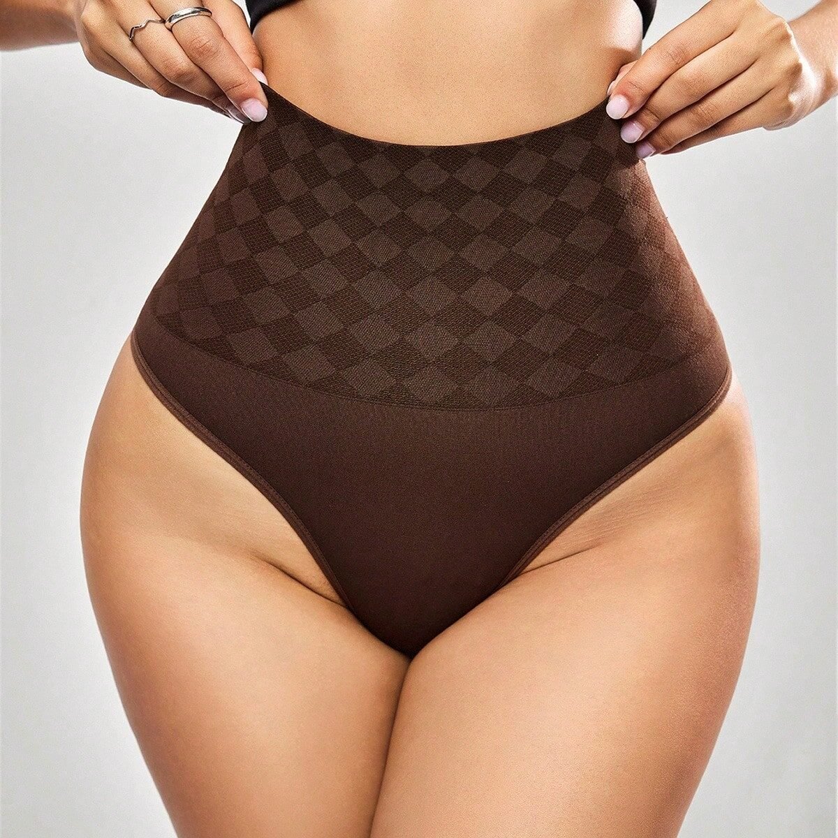 High-Waisted Shapewear Thong Tummy Control Butt Lifter Full Body Slimming Seamless Body Shaper - Image 38
