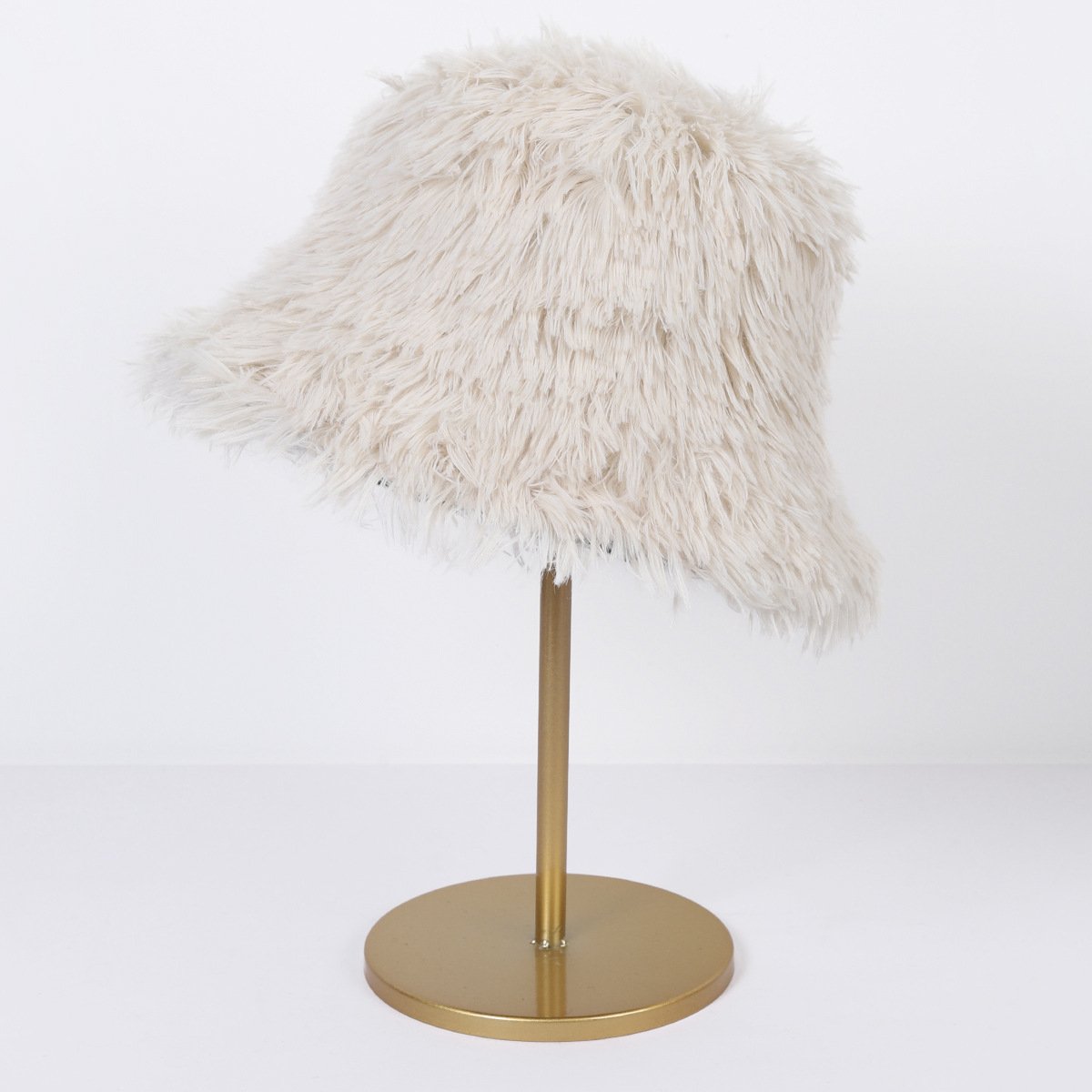 Autumn And Winter Dopamine Long Hair Bucket Hat Warm Ear Protection - Image 3