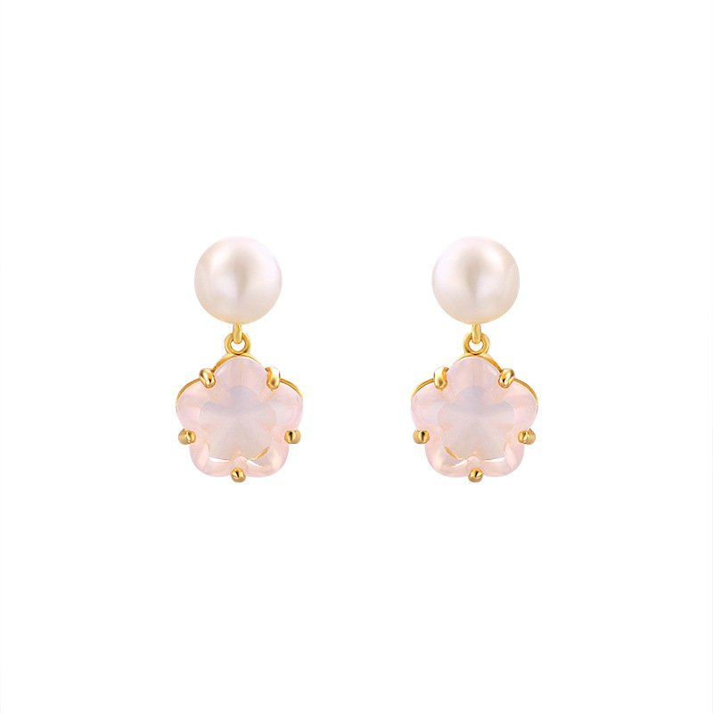 Anti Allergic Natural Crystal Earrings - Image 3