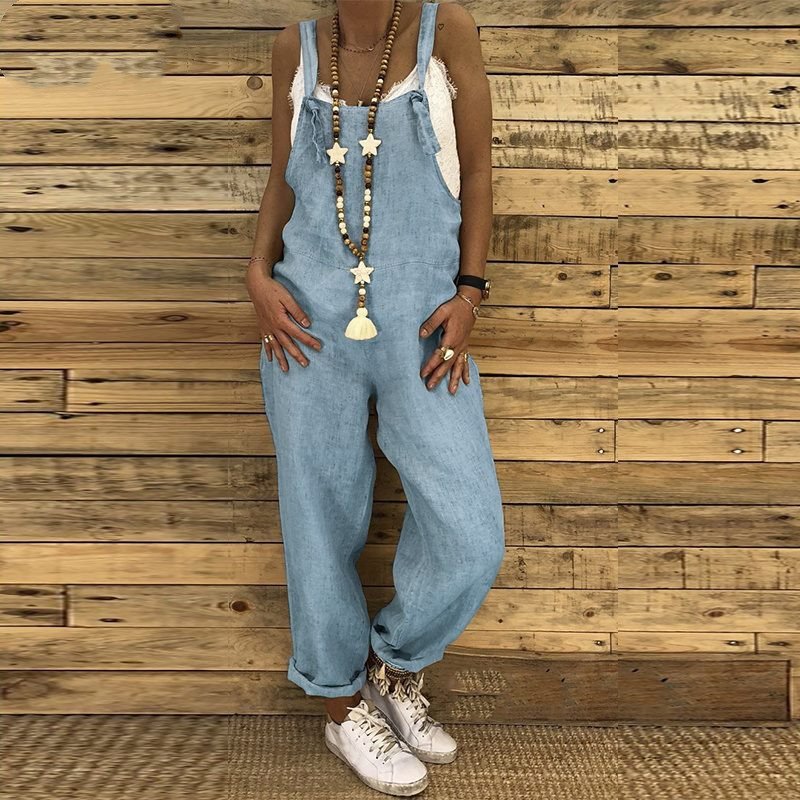 Casual Loose Strap Jumpsuit - Image 11