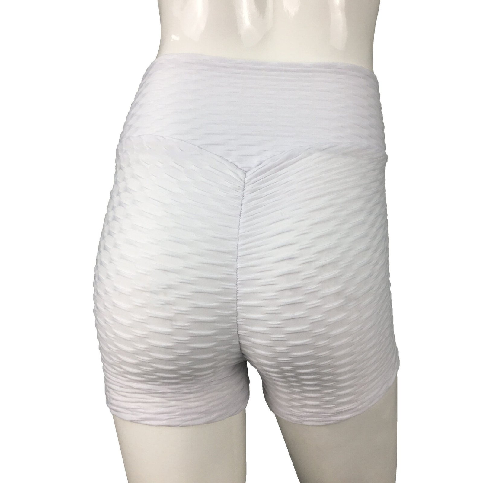 Jacquard sports solid color stretch running shorts - Image 10