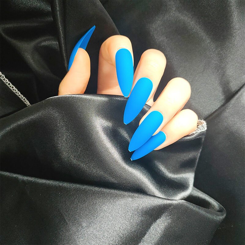 Women's Solid-color Frosted Matte False Nails