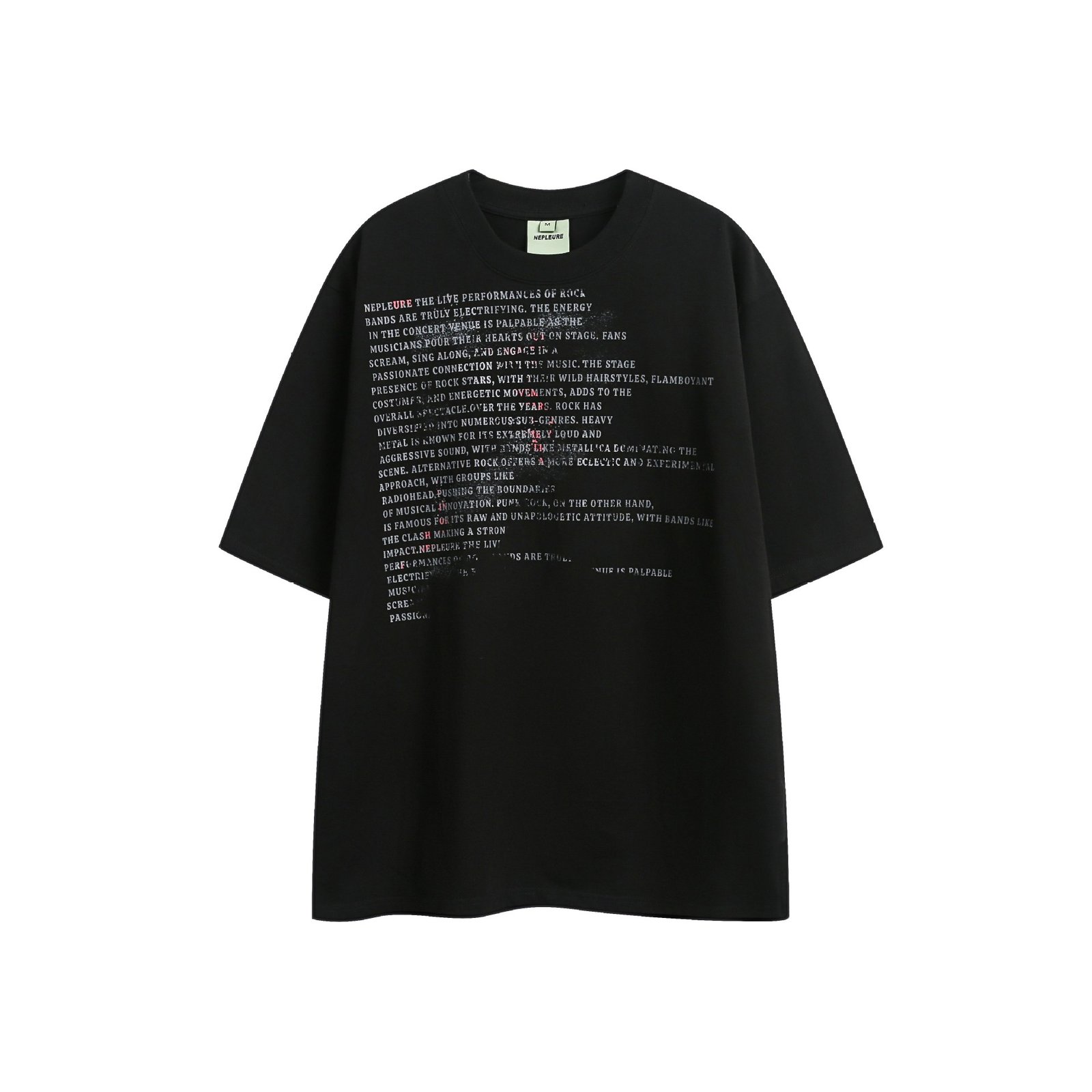 Men's And Women's Retro Loose And Simple Printed T-shirt - Image 6