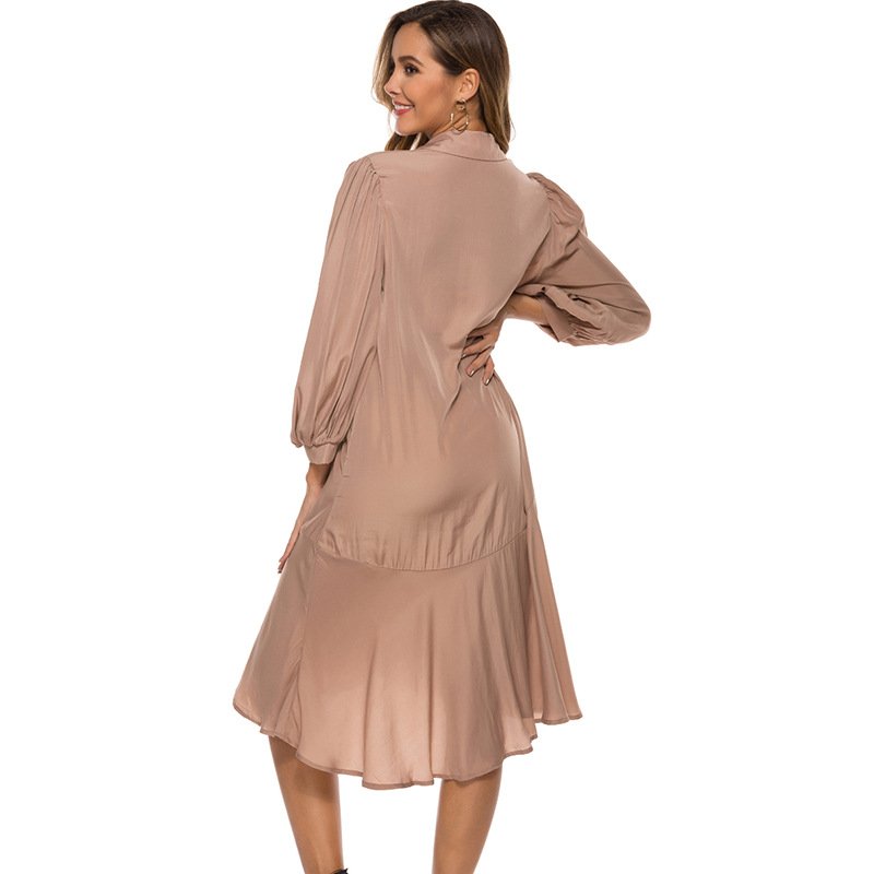 Single-Breasted Goddess Over-Knee Loose Slimming Long Skirt - Image 2