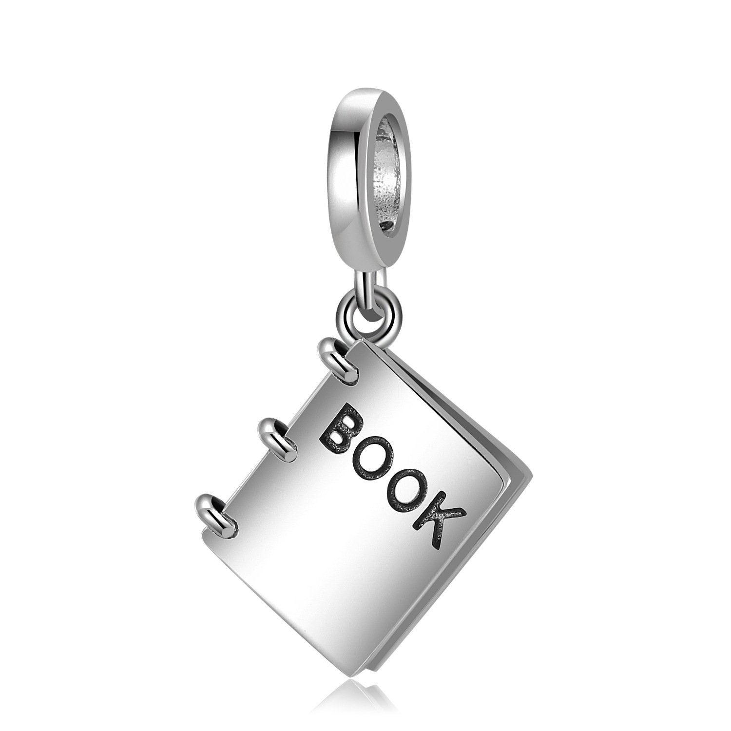 Creative Gramophone Bread Maker Book Beads Pendant S925 Sterling Silver Diy Accessories - Image 8