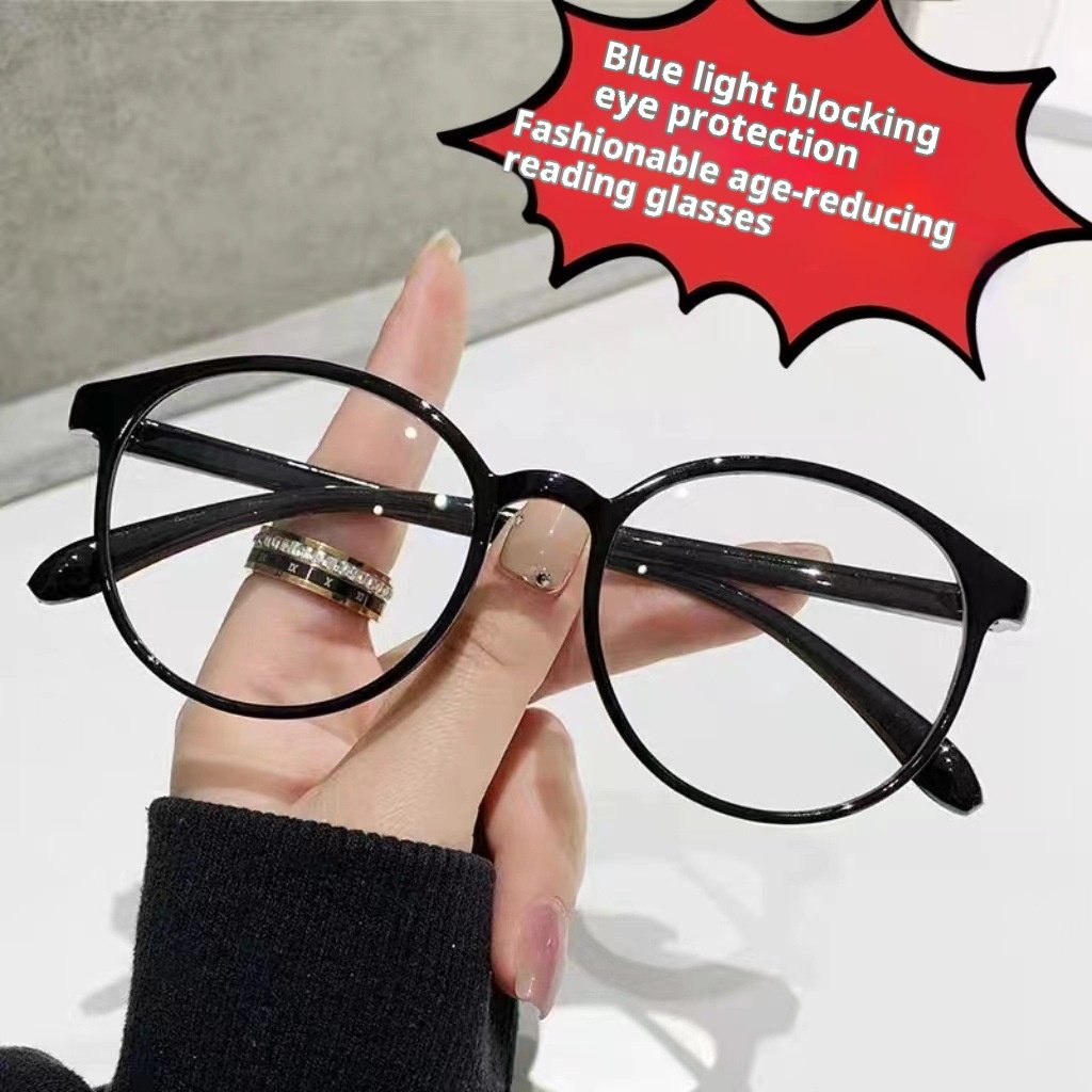 High Quality Round Frame Reading HD Anti-fatigue Ultralight Presbyopic Glasses - Image 4
