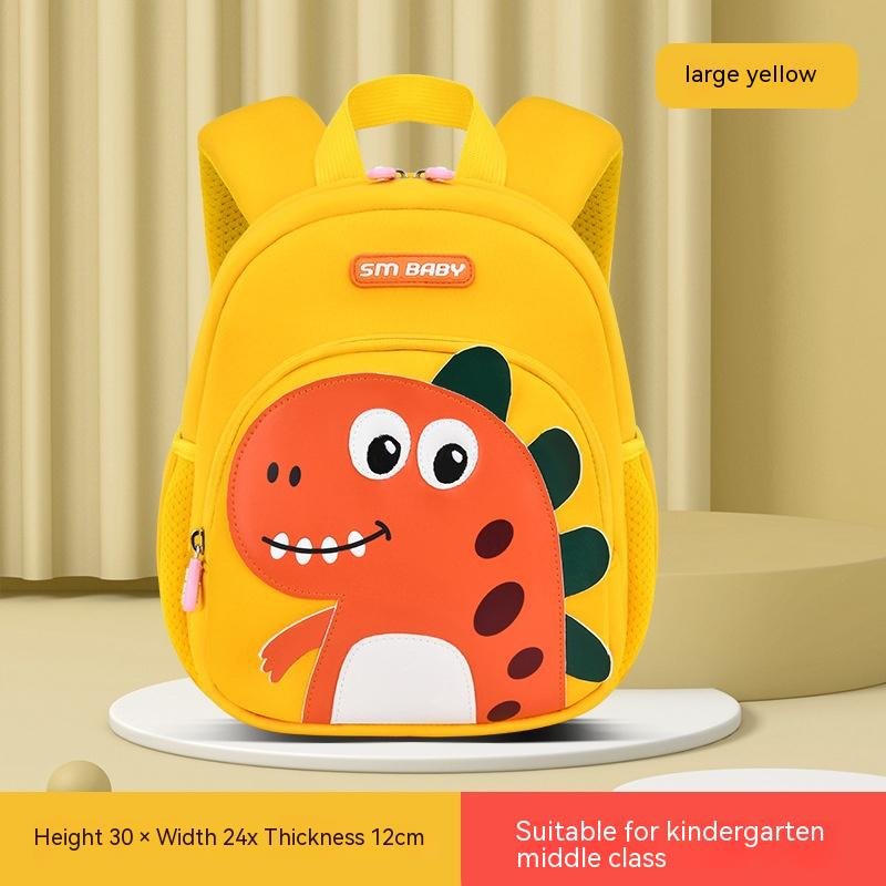 Men's And Women's Cute Fashion Dinosaur Neoprene Backpack - Image 11
