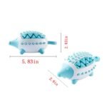 Dog Treat Interactive Chew Toy For Puppies Food-Leaking Design Teeth Grinding Cleaning Engaging Plaything For Dogs Encourages Healthy Eating And Weight Control