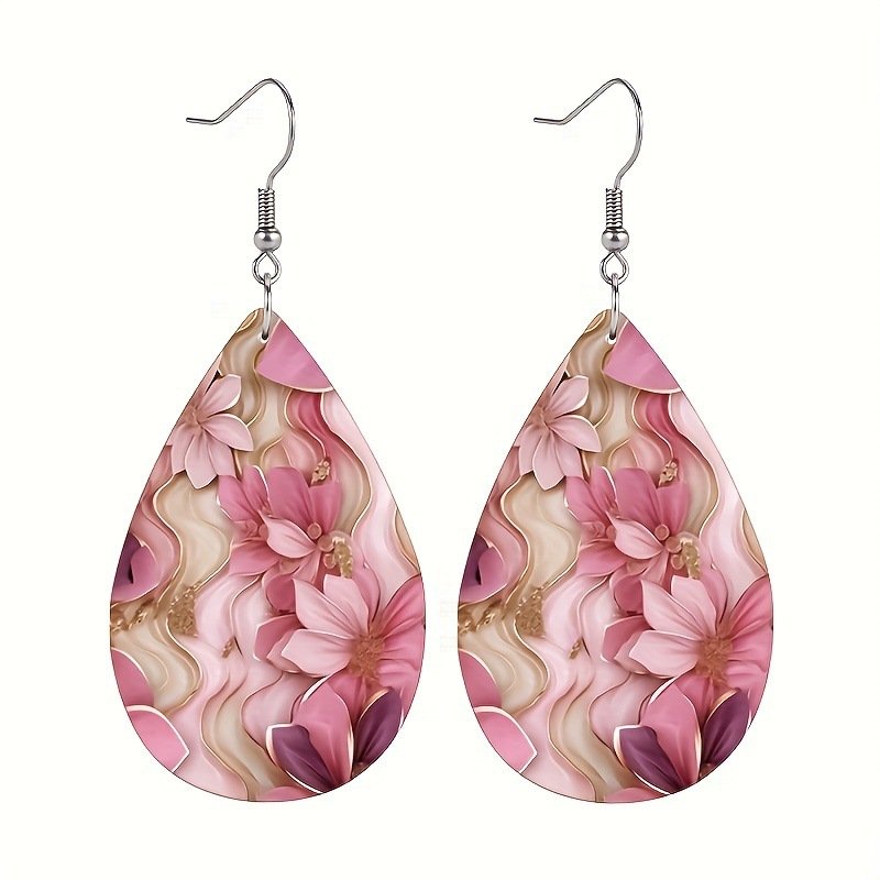 1 Pair Acrylic Earrings Birthday Gift - Image 6