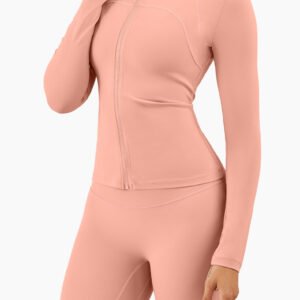 High Neck Slim Fitness Yoga Long Sleeve