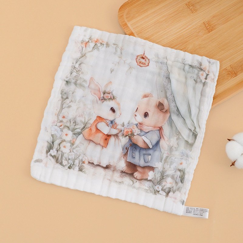 Gauze Newborn Baby Gift Washcloth Toddler Towel - Image 9