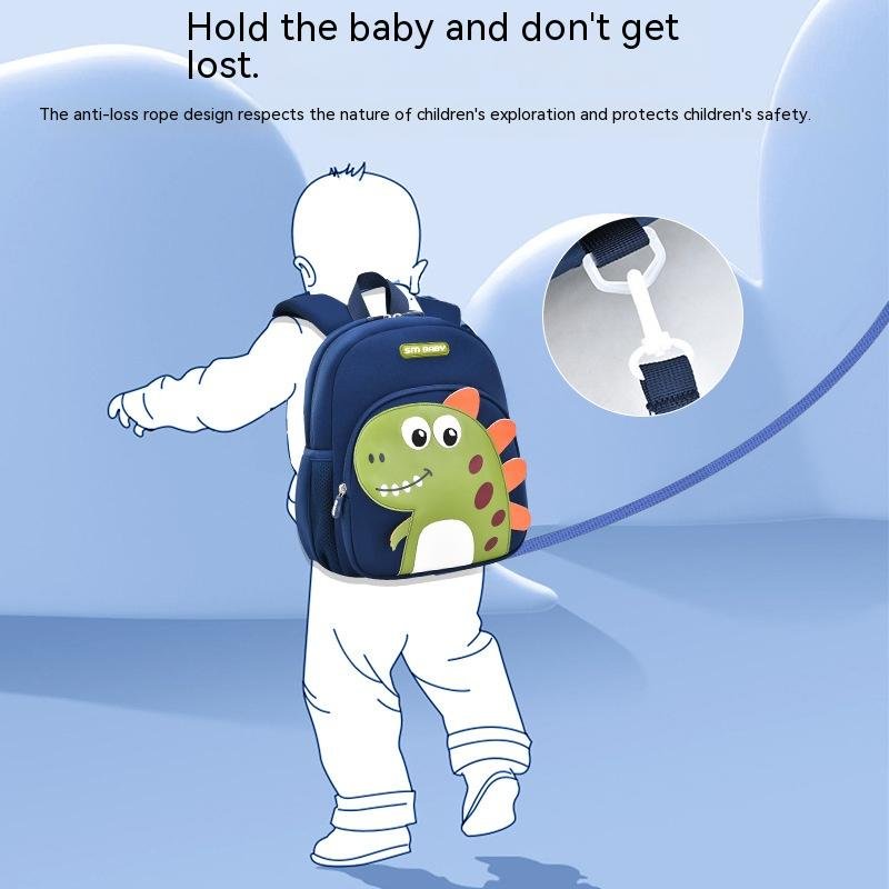 Men's And Women's Cute Fashion Dinosaur Neoprene Backpack - Image 21