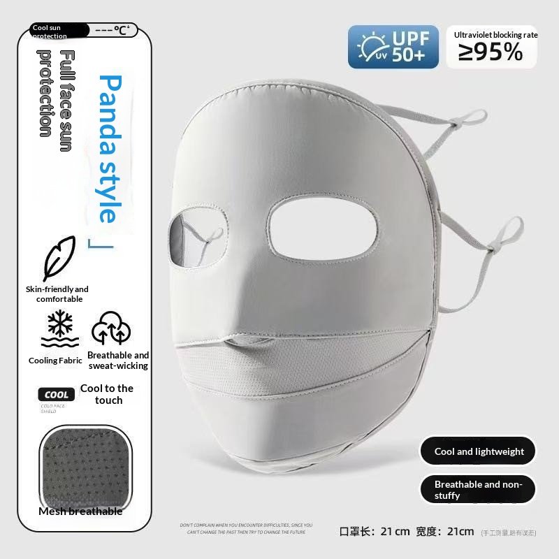 Sun-protective Mask For Women UV-blocking Ice-silk Face Mask - Image 6