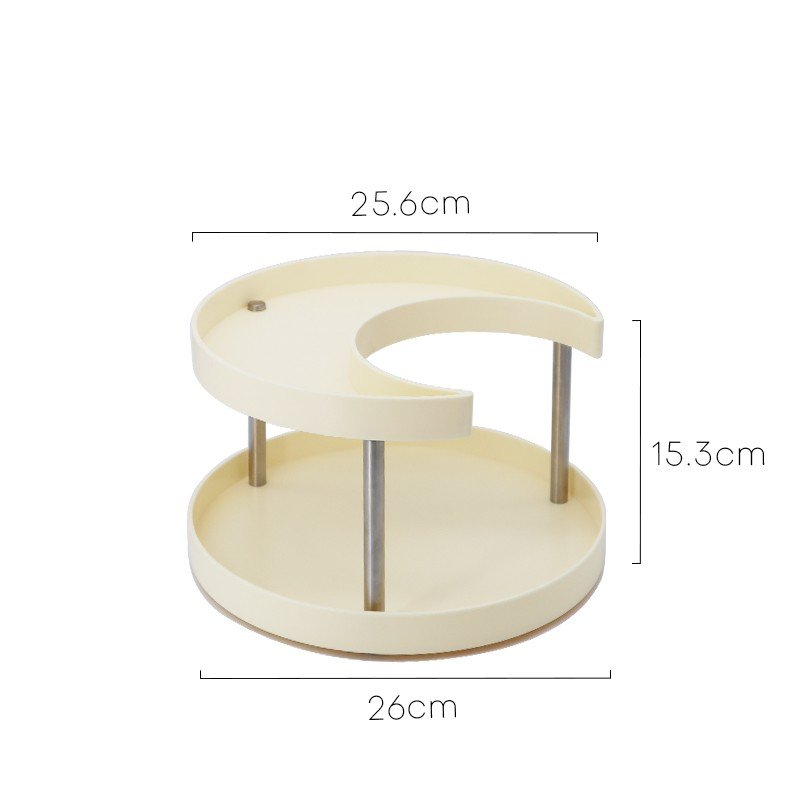 Nordic Shelving Desktop Moon Shaped Tray Ins Wind Vanity - Image 7
