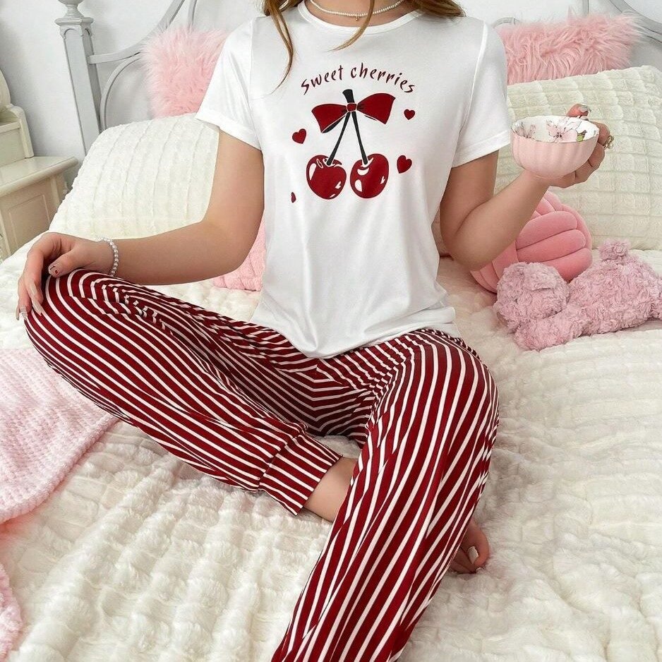 Women's Ladies' Homewear Printed Pajamas - Image 4