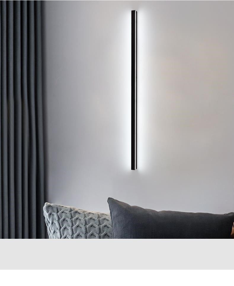 Minimalist Long Wall Bedroom Bedside Lamp - Image 6