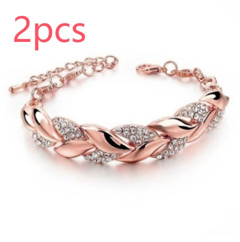 Golden leaf bracelet - Image 3