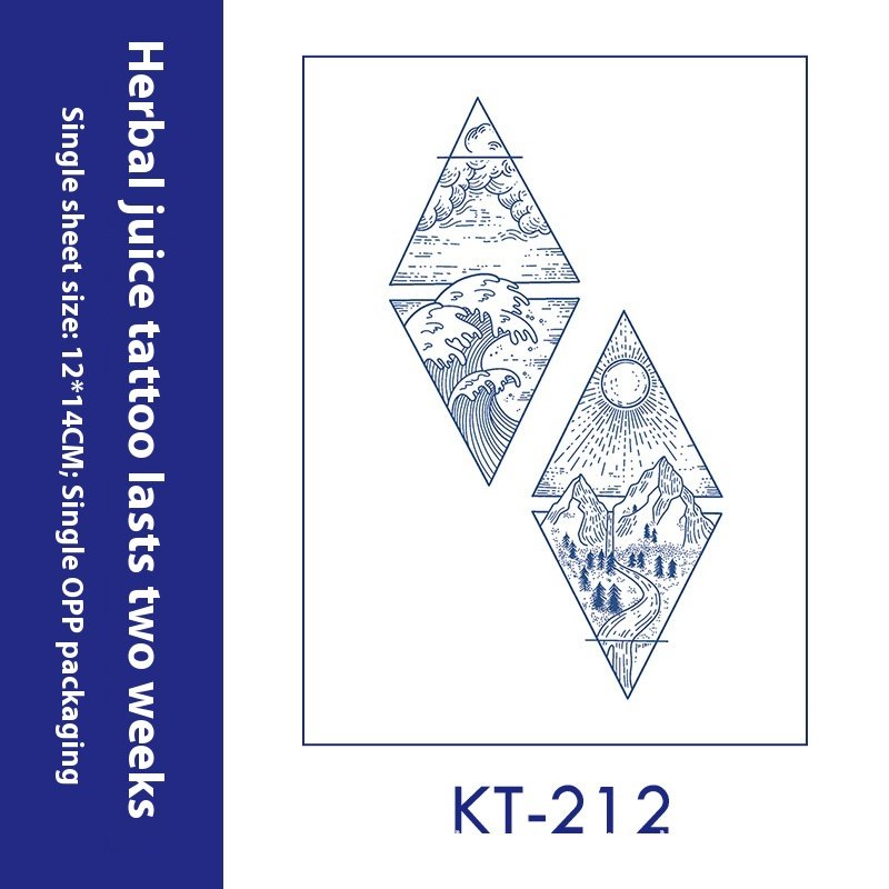 Tattoo Sticker English Letters Ins Style Men's Dark Women's Waterproof - Image 52