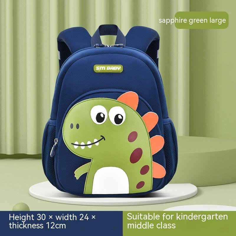 Men's And Women's Cute Fashion Dinosaur Neoprene Backpack - Image 5