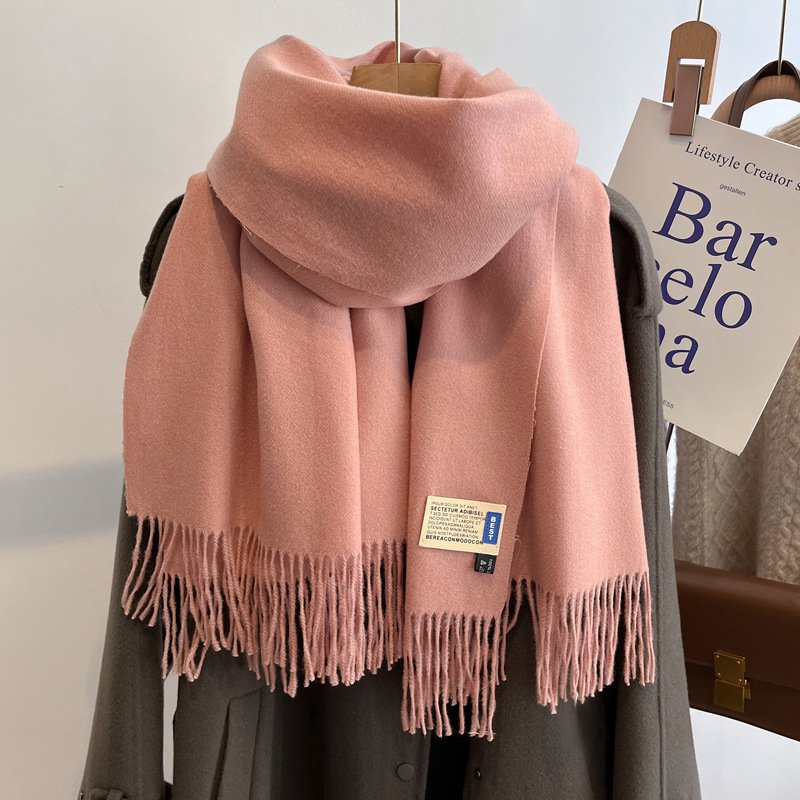 High-end Versatile Shawl Warm Thickened Scarf Dual-purpose - Image 24