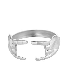 Cross-border Supply Snake-shaped Hip Hop Rock Wind Open Ring - Image 4