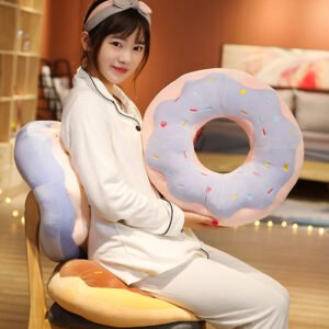 Cute Donut Pillow Girl Bed Doll Cushion