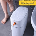 Narrow Bucket With Lid Automatic Packing Garbage Bag