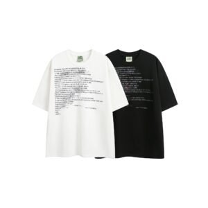 Men's And Women's Retro Loose And Simple Printed T-shirt
