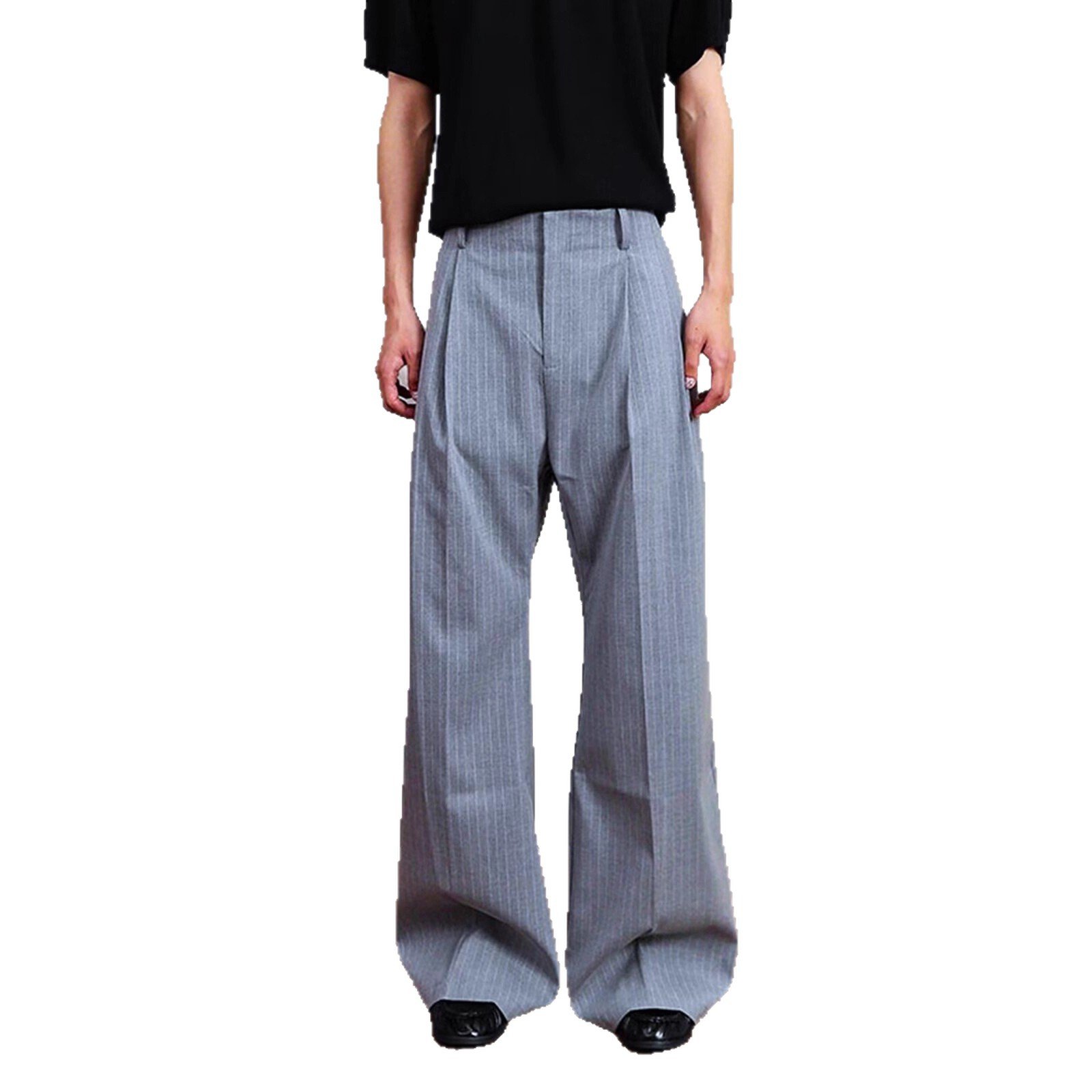 A-line Wide-leg Casual Pants With A Three-dimensional Cut - Image 4