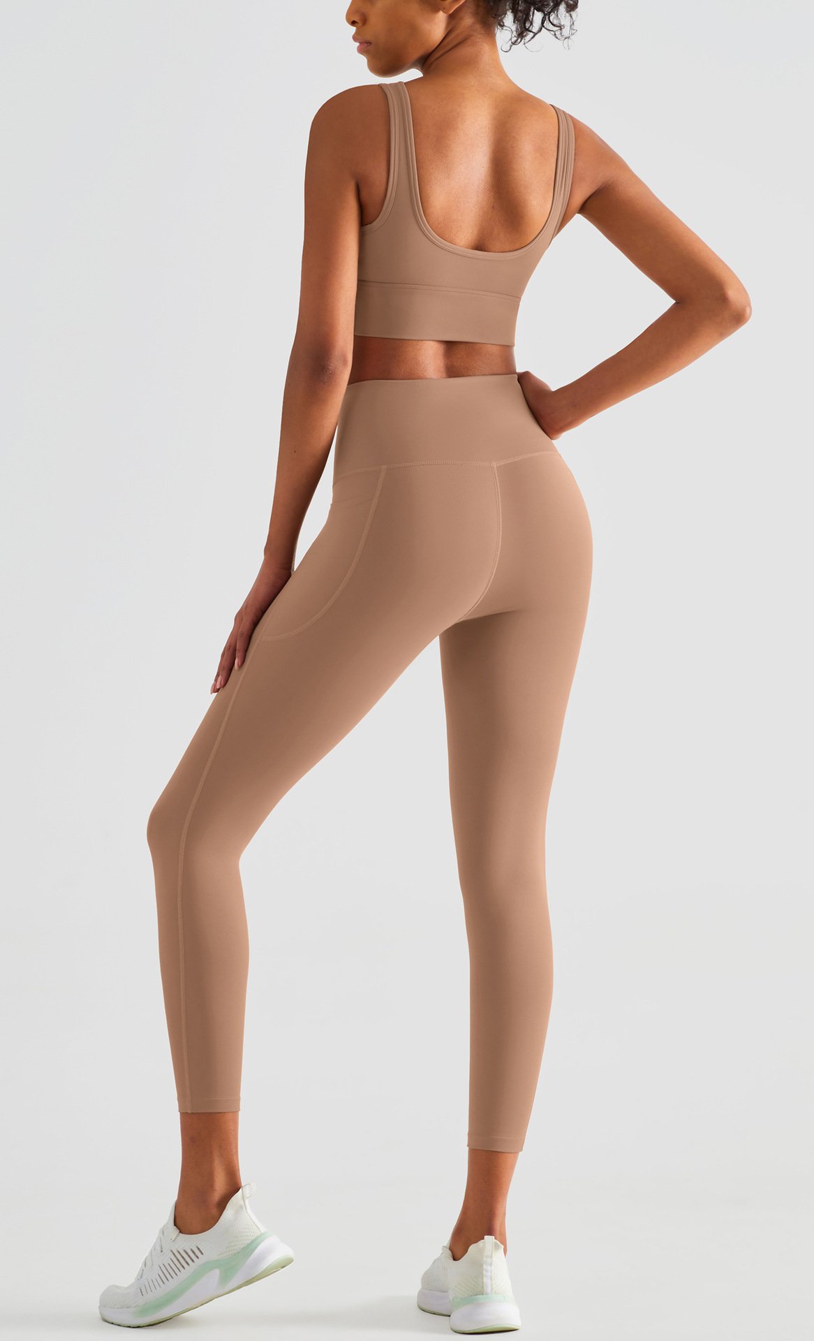 Side Pocket Large Capacity Slim Peach Hip Lift Fitness Pants - Image 3