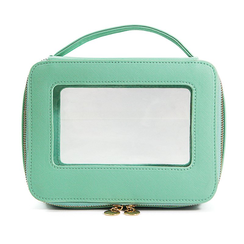 New Transparent Cosmetic Bag Women's Handbag Travel Fashion Portable Make-up Storage Bags - Image 7