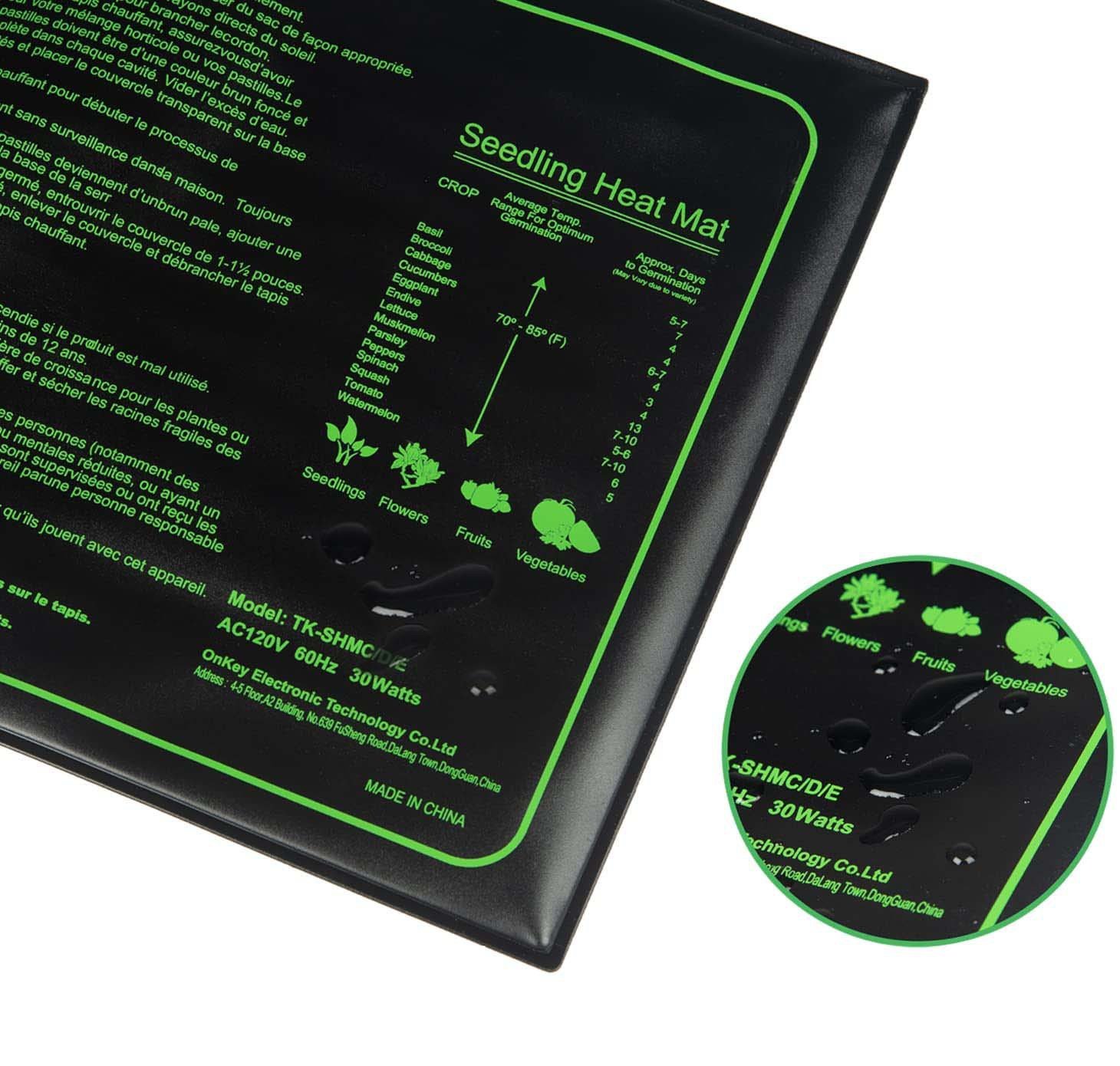 Plant Temperature Regulating Heating Pad Seed Growth Germination Waterproof Heating Pad Seedling Cultivation Seedling Pad - Image 2