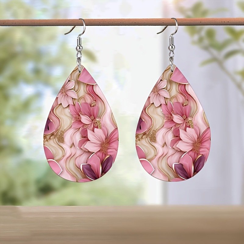 1 Pair Acrylic Earrings Birthday Gift - Image 5