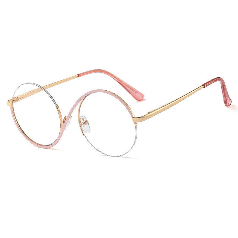 Metal Half Frame Optical Anti Blue Glasses - Image 2