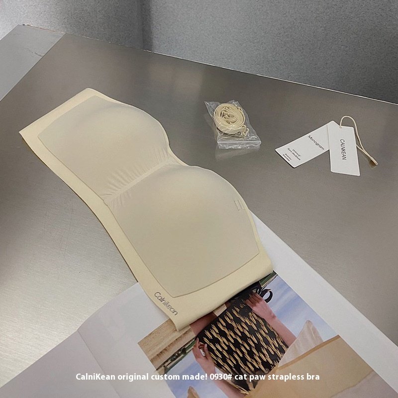 Strapless Underwear For Women Non-slip No Heel Slippage Summer Thin Section Traceless Wireless - Image 3