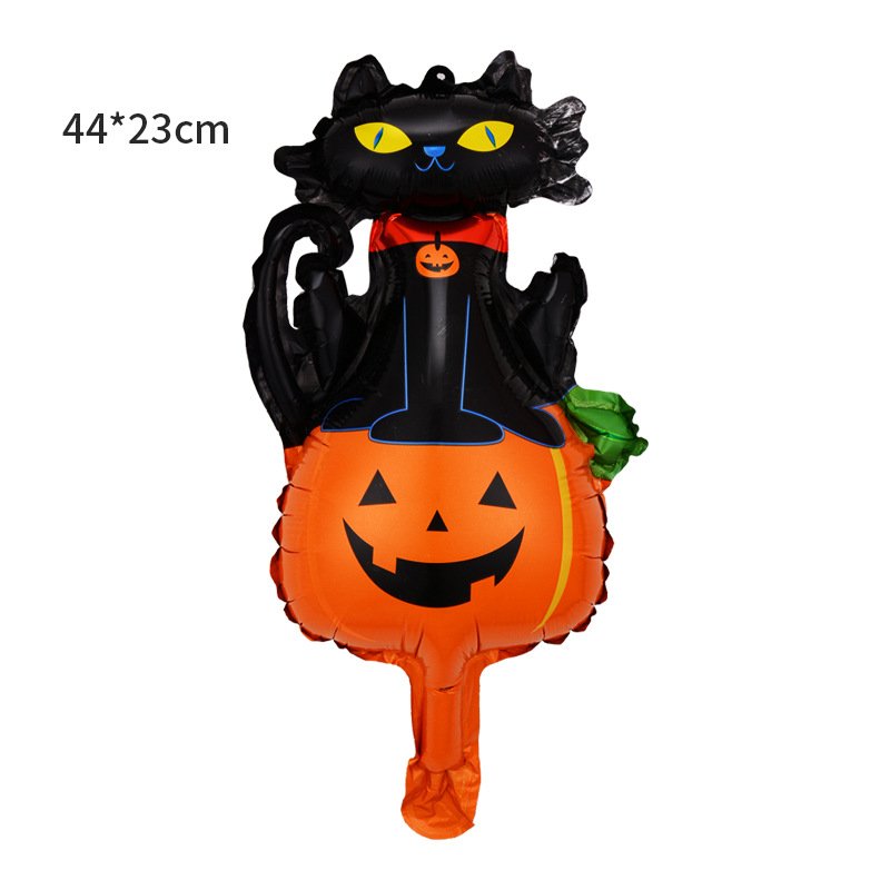 Mini Halloween Balloon Skull Pumpkin Bat Spider Aluminum Film Balloon - Image 4