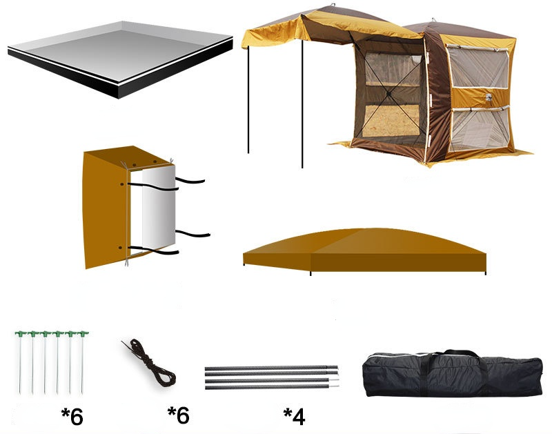 Self-driving Tour In Tents Beside The Car - Image 4