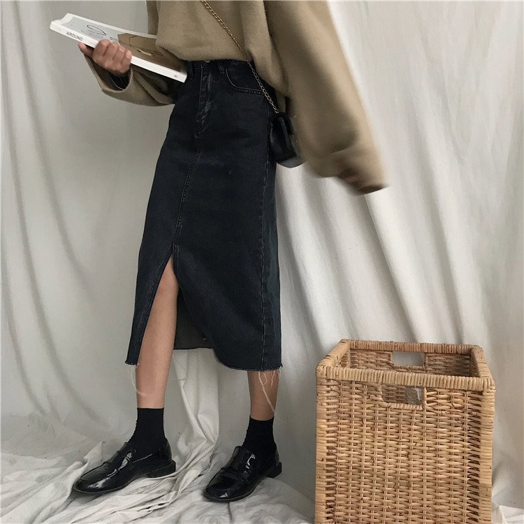 Denim Skirt Women's Autumn And Winter New Style - Image 5