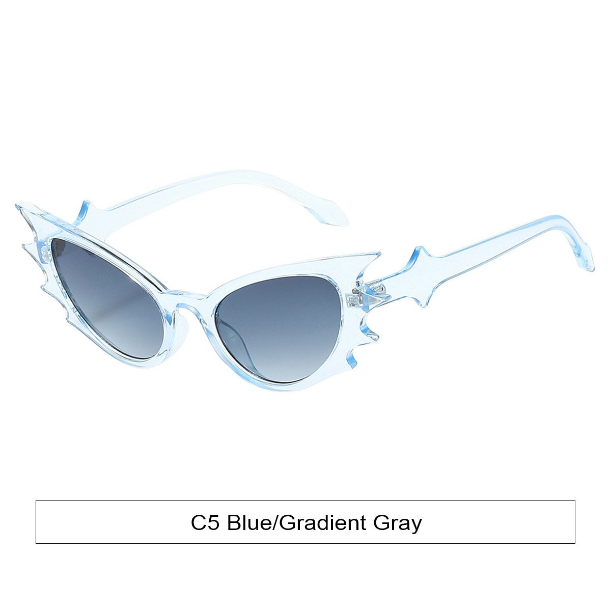 Cat's Eye Exaggerated Personalized Shaped Decoration Glasses - Image 9