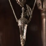 Dragons Breath Original Dragon Blood Vial Medieval Glass Vial Pendant Necklace