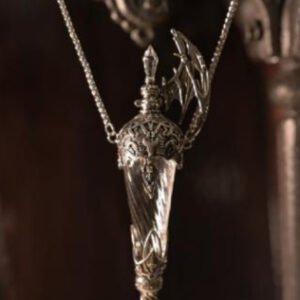 Dragons Breath Original Dragon Blood Vial Medieval Glass Vial Pendant Necklace
