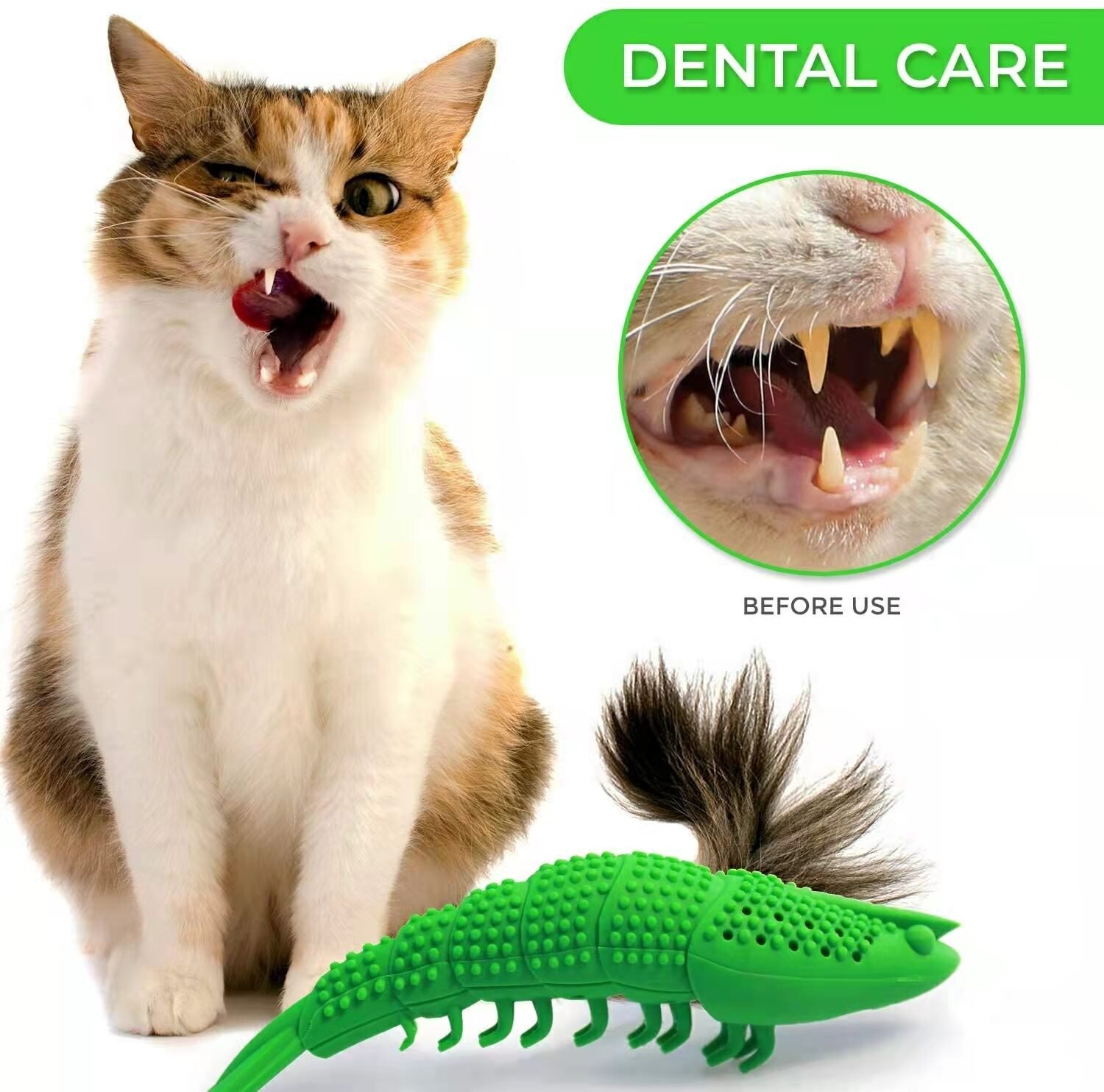 New Catnip Toys For Cats 360 Degree Teeth Cleaning Accessories Pet Toy Interactive Games Rubber Toothbursh Chew Pet Cat Supplies - Image 2