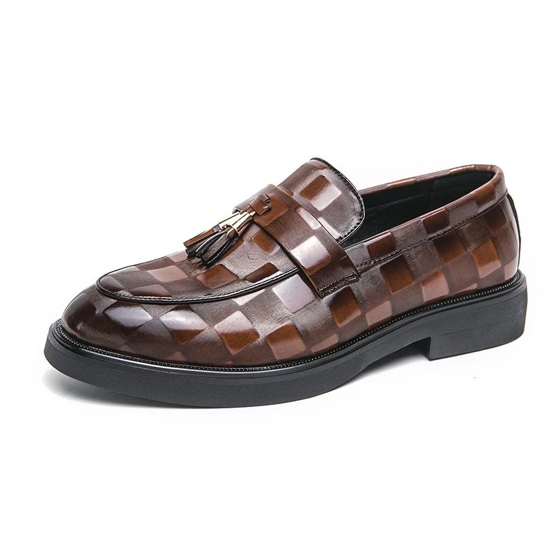 New Style One Foot Leather Shoes For Men - Image 4