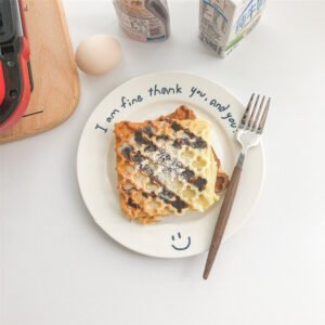 Home Fashion Hand Painted Ceramic Plate