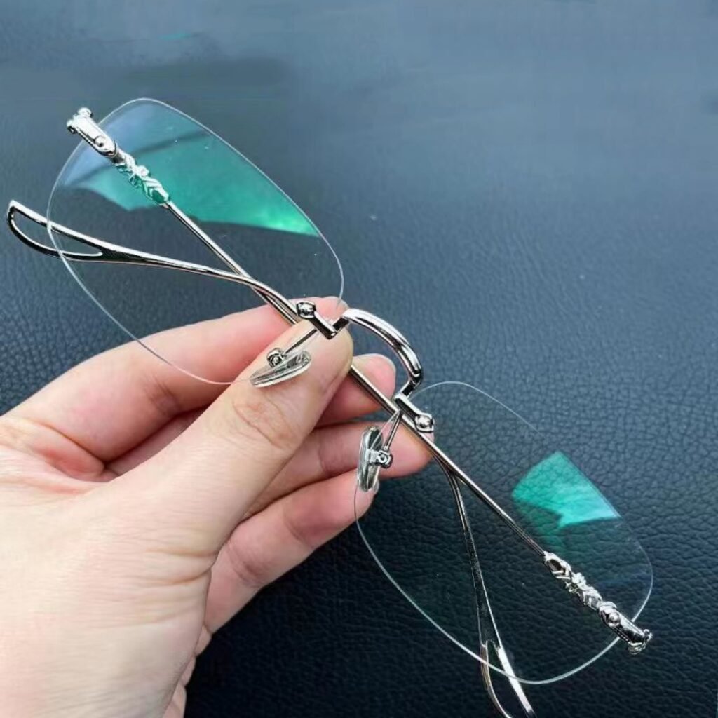 High-end Automatic Adjustment Degree Intelligent Zoom HD Anti-Blue Ray Elderly Presbyopic Glasses —