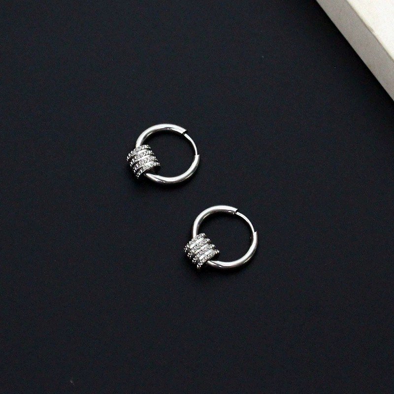 Trendy Men's Ear Studs & Ear Cuffs, High-End Unisex Earrings