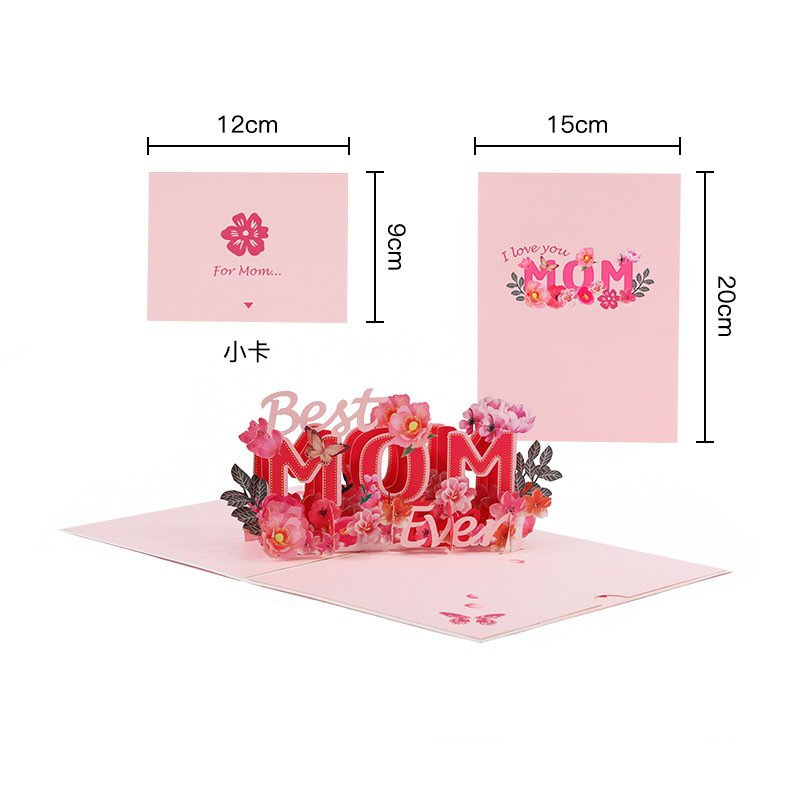 Mother's Day Pop-up Card With Colorful Butterflies - Image 17