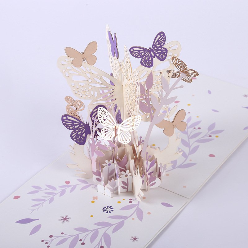 Mother's Day Pop-up Card With Colorful Butterflies - Image 29