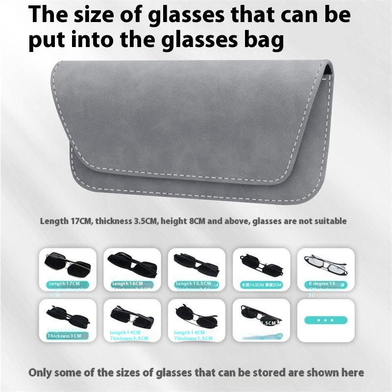 Car Glasses Case Multifunctional Automotive Sun Louver - Image 2